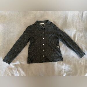 Vintage Rexx Ltd Floral Lace Blouse